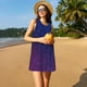 thumbnail image 3 of Fotbe Neon Glitter Vestido de Verano sin Mangas para Mujer – Vestido Midi Línea A, Estilo Camiseta Floral, Vestido Playero Casual y Fluido, 3 of 7