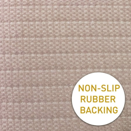 

ZCYH Home Collection Chair Cushion Memory Foam Pads Tufted Slip Non Skid Rubber Back U-Shaped 17 x 16 Seat Cover 6 Count (Pack of 1) Pinstripe Burgundy