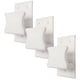 thumbnail image 1 of Ganchos De Pared para Armario GanLuxyWhite 3 Pzs Grande 5x10cmBlanco., 1 of 2