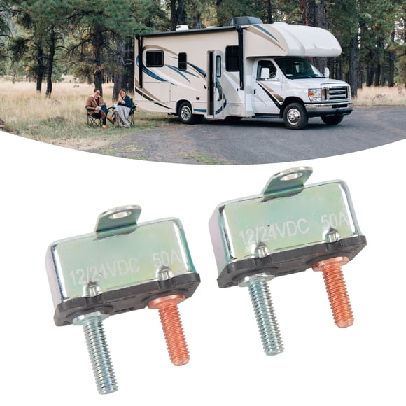 Circuit Breaker, Ship Circuit Breaker Easy Installation 2Pcs  for Off Road Vehicles 20A,30A,50A