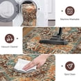 thumbnail image 4 of Washable Runner Rug, 2'3" x 14' Non-Slip Boho Vintage Hallway Rug Runner with Rubber Backing, Stain Resistant & Low Pile Faux Wool Distressed Carpet Runner for Bedroom, Kitchen, Laundry, Entrance, 4 of 6