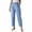 Light Blue——Fall Savings, variant on Oiangi Womens Dress Pants Elastic Waist Straight Leg Pant Fall Casual Business Ankle Trousers with Pockets Black S
