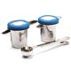 thumbnail image 1 of Coladores de té de acero inoxidable 304 Juego de fugas de té de cocina-v Azul Afortunado Sencillez, 1 of 5