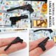 thumbnail image 4 of TQEHS Modelo de pistola de metal a escala 1/6 para accesorios de escena de figura de 12" H3K6, 4 of 6