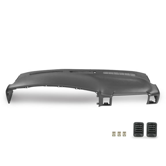 Gray Dash Cap Board Cover Dashboard Overlay Snap-On Fit For 1999-2006 Chevy Silverado