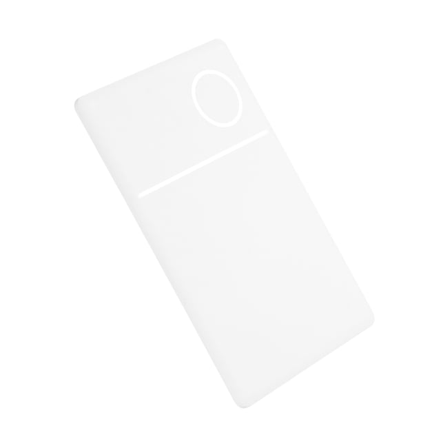 Graflsoa Slim Card-Style Pet Tracker with Built-in Battery for iOS Devices, White iCard01 - Long-Range Bluetooth Tracking, 75dB Alarm, 2-Year Battery Life