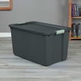 thumbnail image 5 of Sterilite 8 Pack 34 Gal Latch Tote, Stackable Plastic Storage Bin Container, 5 of 8