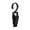 Black, variant on Heavy Duty 360 Swivel Hook, Plastic Rotating Hanging Hook for Laundry Clothesline, Towel, Curtain, Outdoor, Bathroom, Beach, Non-Slip Clamp