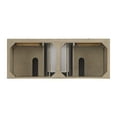 thumbnail image 3 of James Martin Vanities 60" Double Vanity, Light Natural Oak w/ 3 CM White Zeus Quartz Top, 3 of 7