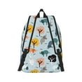 thumbnail image 3 of Daiia Elephant Tree Vintage Canvas Backpack for Men and Women ,Hiking Backpack,Travel Laptop Bag for School,Large Capacity Backpack, 3 of 8