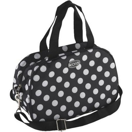 Sachi Kora Insulated Lunch Tote Blk W Dot Insl Bag