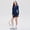 Navy blue, variant on Top-kevin Women's 2 Piece Tennis Skirt Set Pleated Golf Dress with Built-in Shorts & Pockets Athletic Workout Outfits