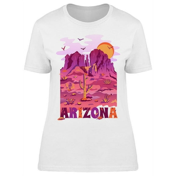 Arizona Landscape T-Shirt Women -Image by Shutterstock, Female Large