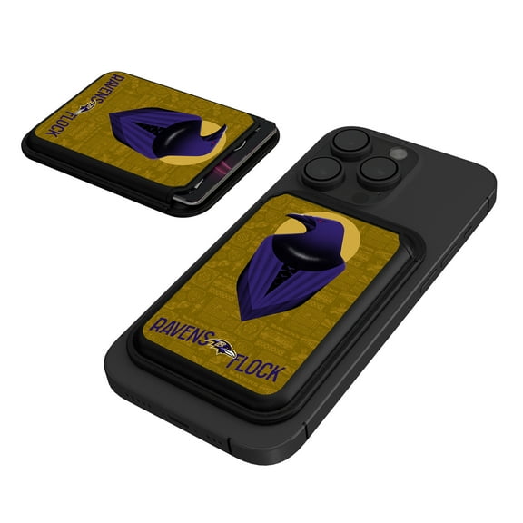 Keyscaper Baltimore Ravens Illustrated Magnetic Phone Credit Card Wallet