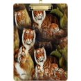 thumbnail image 1 of FMSHPON King of Beasts Clipboard Hardboard Wood Nursing Clip Board and Pull for Standard A4 Letter 13x9 inches, 1 of 7