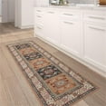thumbnail image 7 of Boho Viscose Copper 2 ft. x 7 ft. Runner Viscose Area Rug, 7 of 7