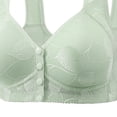 thumbnail image 4 of Gytharion Women's Large-size Lace Bras Front-buttoned Wireless Wide Straps Bras Soild Color Comfortable Everyday Bras,36B-44B, 4 of 4