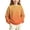 Orange, variant on Gradient Knit Sweater for Girls Boys Crew Neck Long Sleeve Fall Winter Casual Pullover,5-16Years