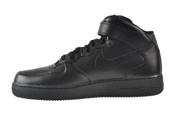 Nike Air Force 1 Mid '07 Black/Black 315123-001 - Walmart.com