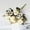 white, variant on Artificial Flowers Like Real Artificial Bouquet 2 Packs Silk Artificial Roses Bouquet with Daisy Chrysanthemum Champagne Flowers for Centerpiece Table Wedding Party Home Decor