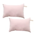 thumbnail image 3 of BESEW7 Camping Pillowcases 2 Pack Microfiber Soft Tiny Travel Pillow Case Machine Washable Portable for Airplane Neck Waist Support Pink, 3 of 10