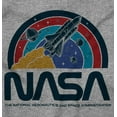 thumbnail image 2 of NASA Vintage Retro Space Shuttle Unisex Plus Size Zip Hoodie Brisco Brands 2X, 2 of 4