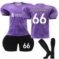 thumbnail image 1 of 23-24 Liverpool Away Kids Football Shirt No. 66 Alexander-Arnold 26, 1 of 5