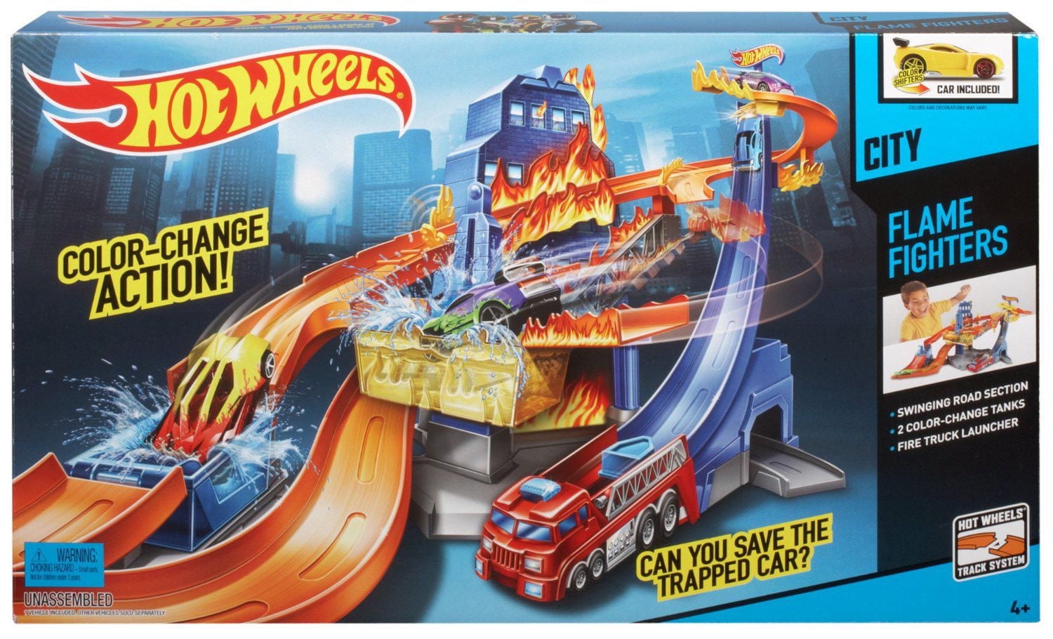 Voiture Hot Wheels Brigade Anti-feu