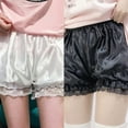 thumbnail image 5 of Women Girls Lolita Bloomers Ruffles Lace Trim Maid Loose Pumpkin Pants Solid Gothic Security Shorts Vintage, 5 of 16