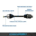 thumbnail image 2 of Bodeman Front Passenger Side CV Axle Drive Shaft Assembly w/ABS Fits 1.8L Models w/MANUAL TRANSMISSION ONLY - For 2006-2015 Honda Civic, 2 of 7