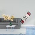 thumbnail image 2 of de pared decorativo navideño nórdico de metal con escultura de flores y hojas, ideal para colgar en , como regalo navideño o decoraci, 2 of 8