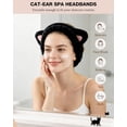 thumbnail image 4 of 3 count  Headband,  Lover Gifts for Women, Skincare  Wash Makeup Headband with  Ears, Christmas Stocking Stuffers Gifts Cute Stuff for Teen Girls, Hair Accessories,  Basket Stuffer, 4 of 6