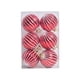 thumbnail image 2 of Puntoco Bola decorativa navideña pintada a mano de 6 cm con diseño de calabaza y purpurina, juego de 6 bolas navideñas colgantes para árbol de Navidad, 2 of 6