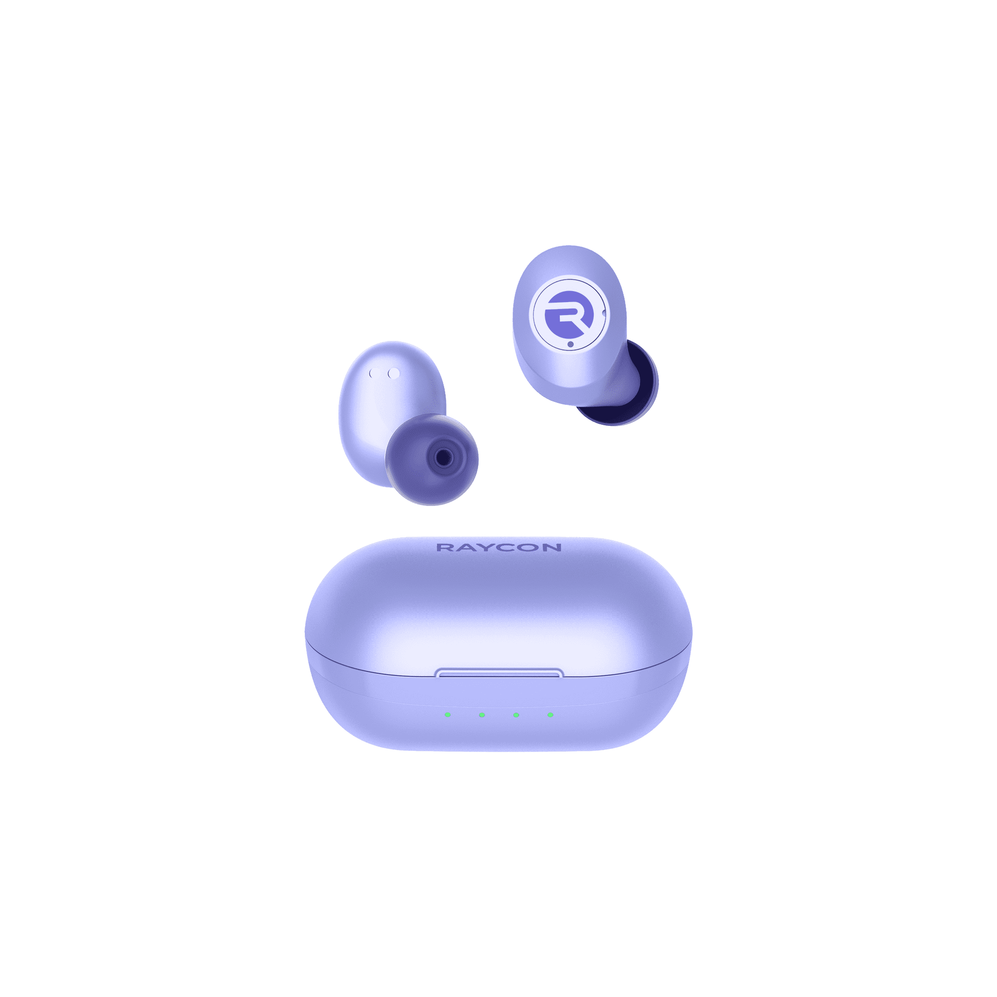 Raycon Everyday Bluetooth Wireless Earbuds with Microphone - Active Noise Cancelling, Sweat & Water-Resistant Earphones, Ear Buds Wireless Bluetooth Up to 32 Hours Playtime (Purple)