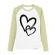 thumbnail image 4 of Blusas y camisas de manga larga con cuello redondo para niños. Camiseta básica informal y cómoda para niños de tallas medianas y grandes. Camiseta de poliéster para niñas., 4 of 5