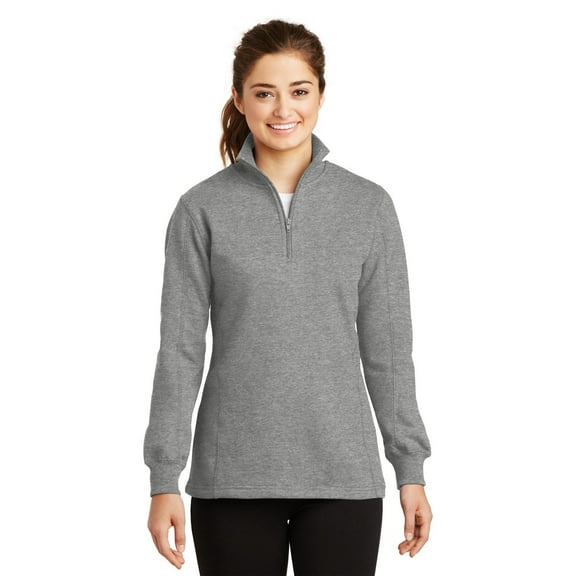 Sport-Tek Ladies 1/4-Zip Sweatshirt. LST253