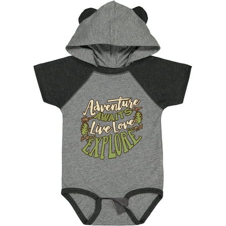 

Inktastic Camping Hiking Trekking Adventure Gift Baby Boy or Baby Girl Bodysuit
