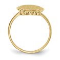 thumbnail image 2 of 14k Yellow Gold 9.0x8.5mm Signet Ring, 2 of 9