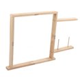 thumbnail image 2 of Oubit Carpet Tuft Frame,Tufting Frame Wooden Carpet Rug Tufting Frame Needlepoint Frame Enhanced Features, 2 of 9