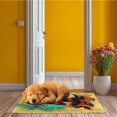 thumbnail image 4 of Latch Hook Rug Kit Cute Dachshund Dog Pre-printed Handmade Carpet Crochet Yarn Craft DIY Hook and Latch Door Mat Tapestry for Home Floor Decoration 52x38cm-1, 4 of 8