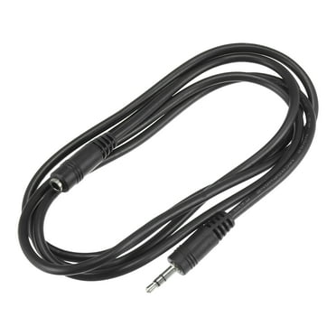 Motoforti 3.5mm Connect to Socket M/F Earphone Stereo Audio Video AV Cable Wire Extension Cable 1.5m Black
