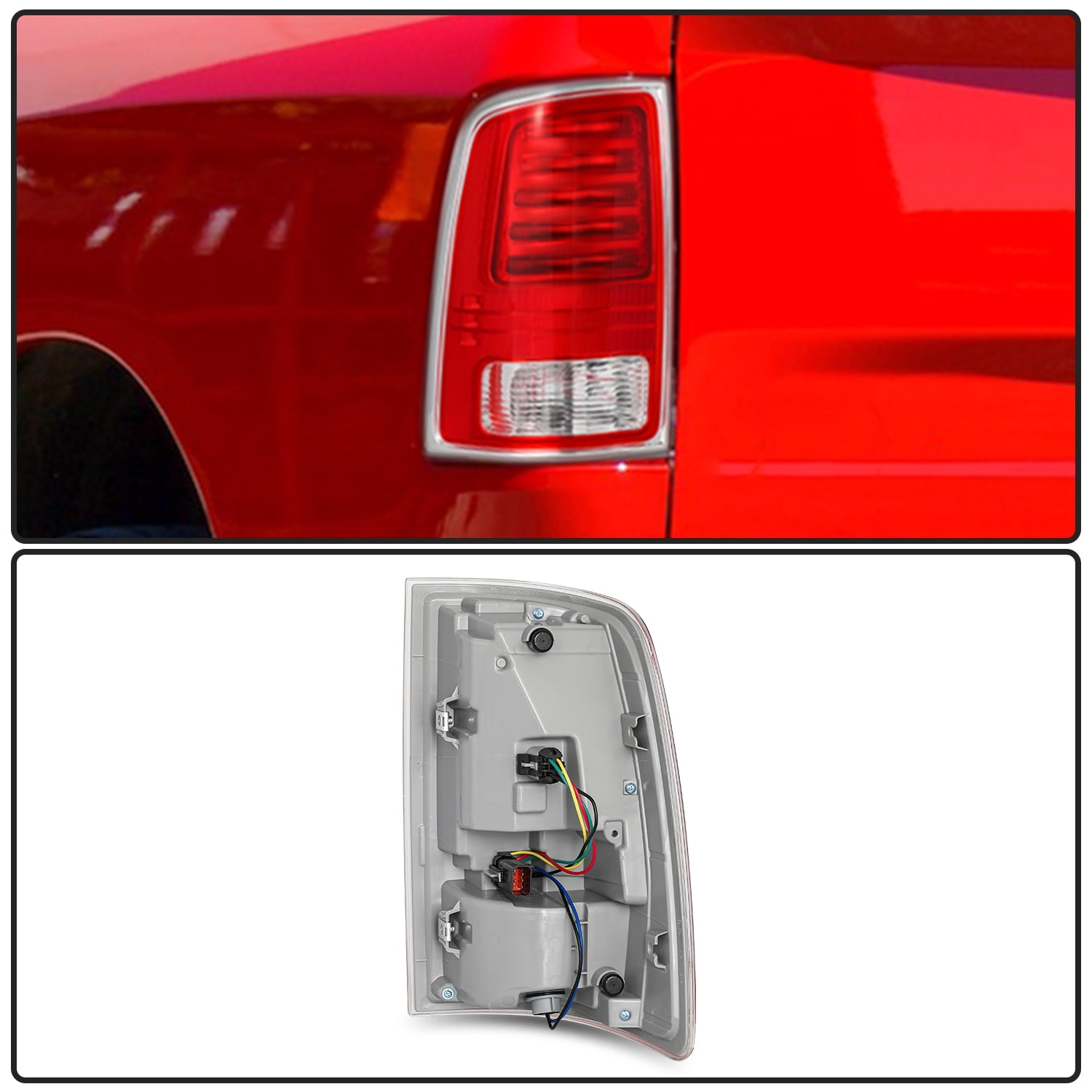 Right Red LED Tail Light Tail Lamp For 2013-2018 Dodge Ram 1500 2500 3500