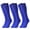 Blue, variant on WHIPPY 3 Pairs Baseball Socks for Youth Kids Boys Girls Knee High Tube Socks for Softball Football Soccer
