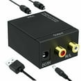 thumbnail image 6 of 96KHz Digital to Analog Audio Converter, Optical to Analog L/R RCA Converter, for Toslink Optical to Jack Adapter, 6 of 8