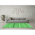 thumbnail image 3 of Ahgly Company Indoor Square Solid Emerald Green Modern Area Rugs, 4' Square, 3 of 4