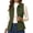 Army Green, variant on Women's Travel Vest with Pockets Summer Sleeveless Cargo Utility Vest