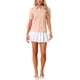 thumbnail image 2 of BLUSA VINTAGE CON COLLAR PETER PAN INSPIRE CHIC PARA MUJER 2023 CAMISA DE MANGA CORTA CON BOTONES XS ROSA POLVO, 2 of 6
