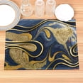thumbnail image 4 of Alcohol Ink Pattern Placemat Cotton Linen Fabric Table Mats Family Dinner Tableware Kitchen Table Mat, 4 of 7
