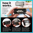 thumbnail image 2 of Kit de sello de goma ExcelMark A2359-DIY autoinker negro, 2 of 7