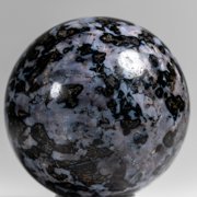 Genuine Polished Indigo Gabbro (3) Sphere from Madagascar (1.3 lbs)